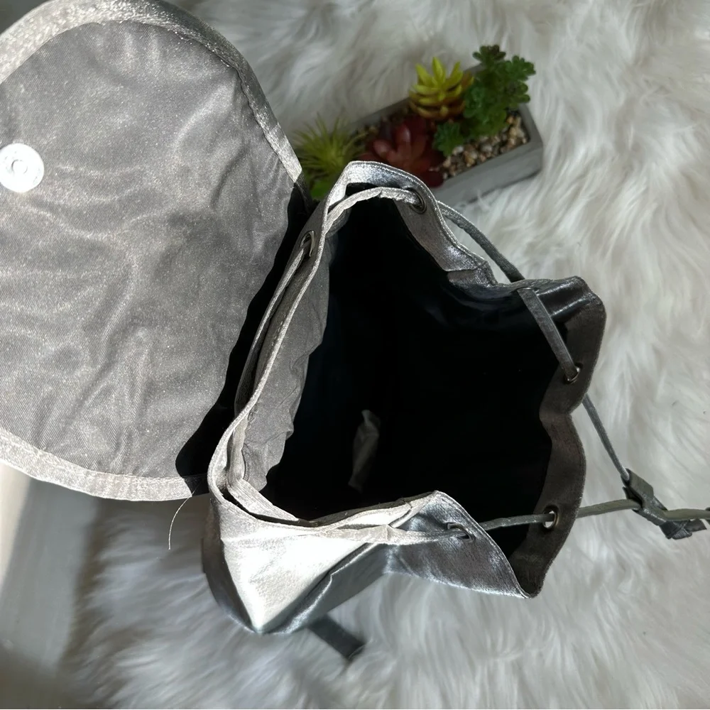 NWOT Montana Silver Flap Mini Backpack Shoulder Bag